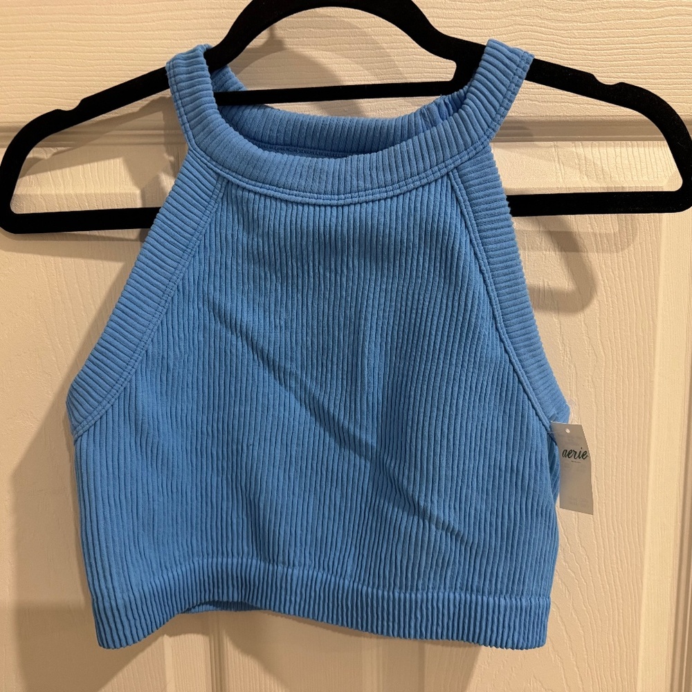 Aerie Seamless High Neck Bra Top